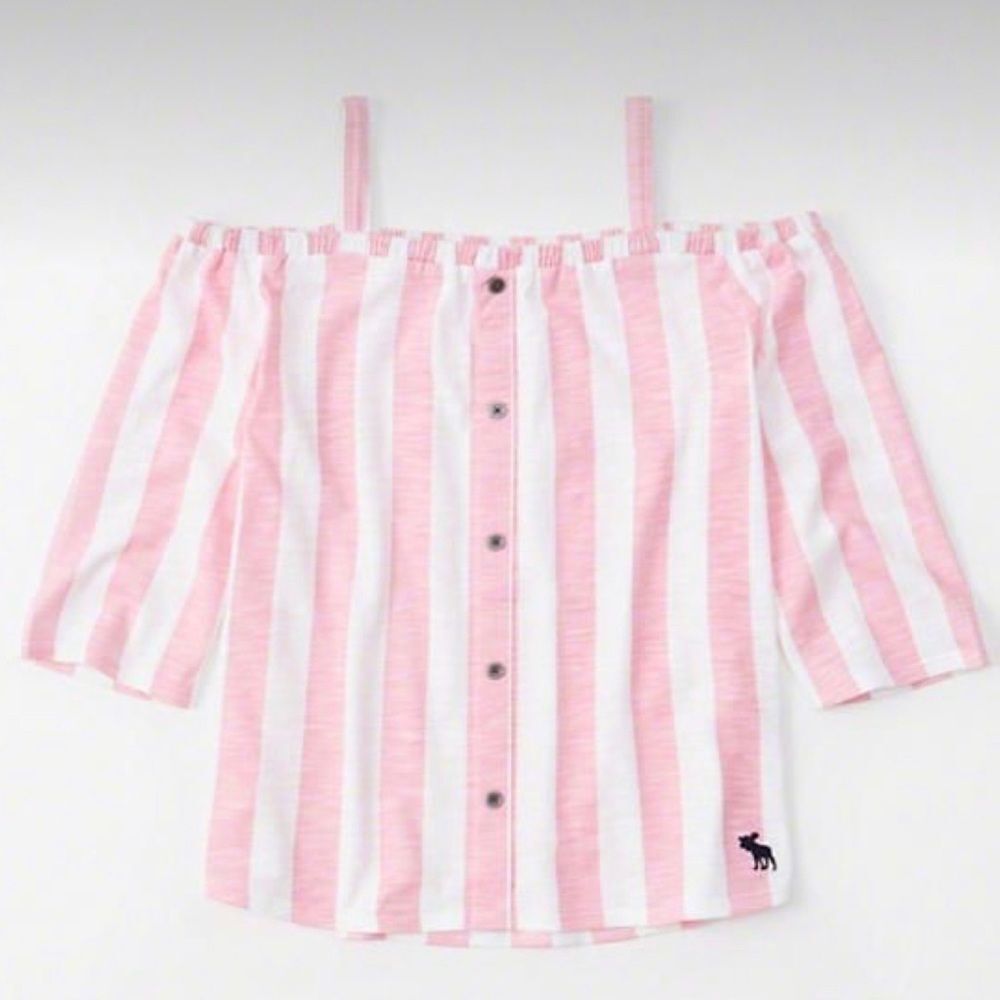 Abercrombie & Fitch Kids Cold Shoulder Top 9/10